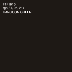 #1F1915 - Rangoon Green Color Image
